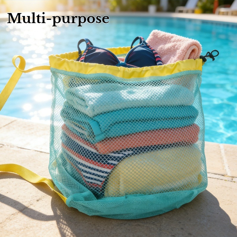 Tas Pantai Jaring Besar dengan - Dry Bag Roll Top ulasan dan harga